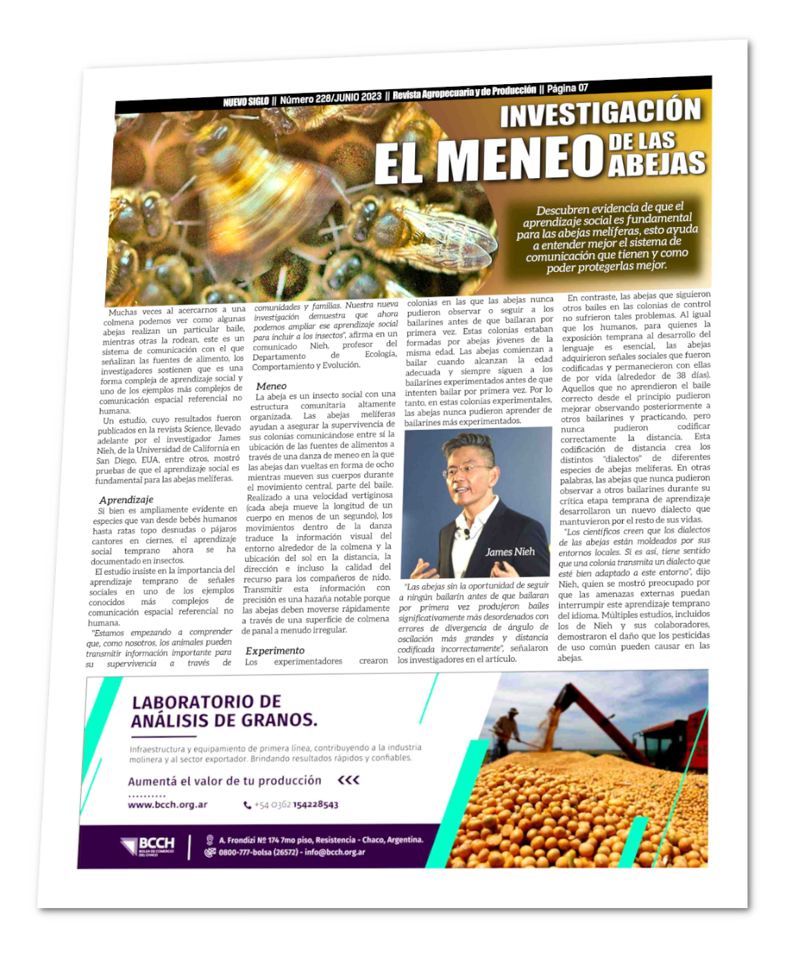 Página 07 de la Edición Junio 2023 de la Revista Agropecuaria Nuevo Siglo