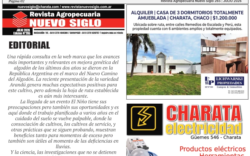 Revista Nuevo Siglo Julio 2026 Editorial