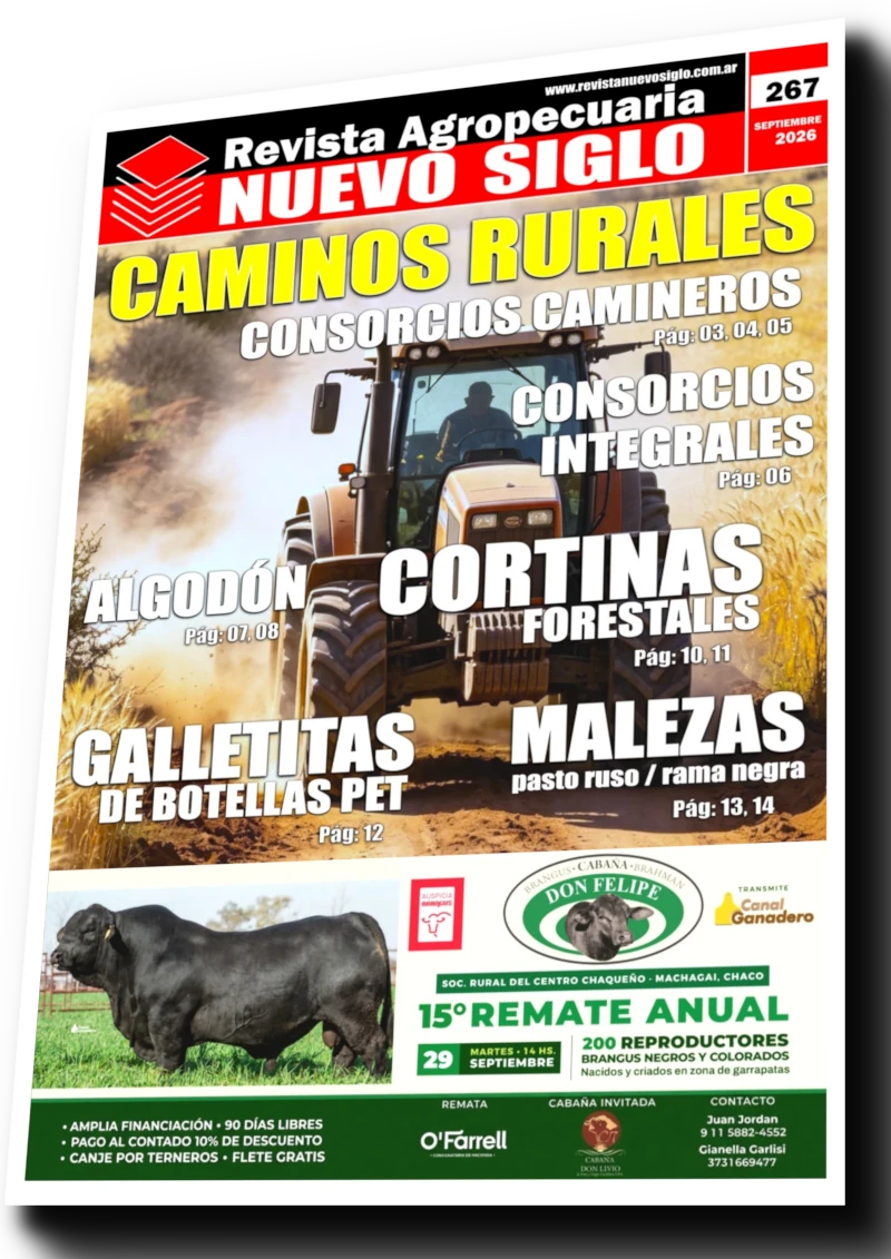 Tapa de la Revista Agropecuaria Nuevo Siglo 267